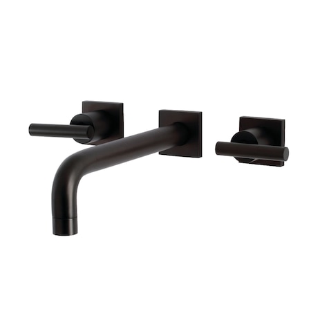 Kingston Brass KS6025CML Wall Mount Tub Faucet, Oil Rubbed Bronze KS6025CML